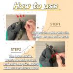 Grombolar Live Shrimp Hook Set, Carbon Steel Barbed Fishing Hooks, Freshwater Saltwater, Bass Carp Catfish Bait (6 Pieces, Sizes: 2/0, 3/0, 4/0)