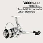 Fishing Pole Combo, 6.9ft 2Pcs Telescopic Rods Set, Collapsible Carbon Fiber Fishing Rods, 2PCS Spinning Reel Set with Carrier Bag Freshwater Fishing Rod and Reel Combos Kits (2.1M/6.89FT)