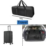 Fishing Pole Combo, 6.9ft 2Pcs Telescopic Rods Set, Collapsible Carbon Fiber Fishing Rods, 2PCS Spinning Reel Set with Carrier Bag Freshwater Fishing Rod and Reel Combos Kits (2.1M/6.89FT)