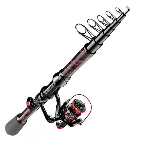 Telescopic Fishing Rod and Reel Combo 2.1M
