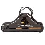 Telescopic Fishing Pole - 5.5-Foot Carbon Fiber Rod and Ambidextrous Reel Combo with Handy Carrying Case for Lake, Pond, or River by Wakeman (Black)