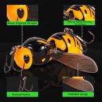 FONMANG Fishing Lures, 3-Piece Topwater Lures for Bass, Walleye, and Pike, 2025 New Wasp-Style Top Water Crawler for Freshwater & Saltwater Fishing, 2.6in, 15g