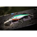 Berkley Flicker Shad Fishing Lure, Black Silver, 5/16 oz, 2 3/4in | 7cm Crankbaits, Size, Profile and Dive Depth Imitates Real Shad, Equipped with Fusion19 Hook