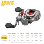 Lew's Laser MG Speed Spool SLP Baitcast Fishing Reel, Graphite Frame, Premium 8 Stainless Steel Ball Bearings