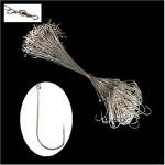 20pcs/Pack Fishing Hook Rigs Nylon-Coated Fishing Line Leader with Stainless Steel Fishing Hook