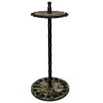 Rush Creek Creations 16-Rod Round Fishing Rod Holder for Garage, 360° Access Fishing Pole Holder for Fishing Rods, Reels, and Gear, Securely Holds 16 Rods, Camouflage