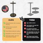 Rush Creek Creations 16-Rod Round Fishing Rod Holder for Garage, 360° Access Fishing Pole Holder for Fishing Rods, Reels, and Gear, Securely Holds 16 Rods, Camouflage