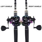 Sougayilang Baitcasting Reels - Colorful Fishing Reel, High Speed Baitcaster with 9+1 Ball Bearings, Gear Ratio 8.0:1, Magnetic Brake System Power Handle Casting Reels -Right Handed-Colorful