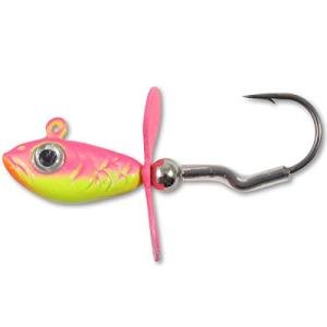 Northland Tackle Whistler Jig, Assorted Sizes and Colors, 1/4 Oz, Bubblegum
