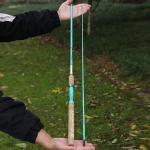 Sougayilang Fishing Rods Ultra Light Rods 2 Pieces Cork Handle Spinning &Baitcasting Rod for Trout Crappie -5'6"-Spinning