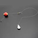 FishingPepo 10pcs Fishing No-Roll Sinker Fishing Lead Weights Fishing Sinker Weights Assorted 10g 30g 50g Olive Heart Bass Casting for Catfish Rig, Surf Fishing 10G