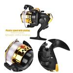 Joyzan Fishing Reel, Spinning Baitcaster Reels Line 3 Bearings Smooth Wire Powerful Cold Water Trolling Baitcasting Gear Freshwater Saltwater Ice Summer Boat Rock Inshore Surf Raft Short Sea Rods