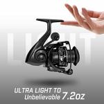 Piscifun Carbon X II Spinning Reels, Light to 5.5oz, Upgrade Spinning Fishing Reel, Carbon Frame and Rotor, 6.2:1, 10+1 Double Shielded BB, Smooth Powerful Freshwater and Saltwater Fishing Reel-2000