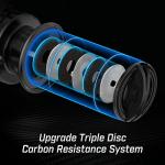 Piscifun Carbon X II Spinning Reels, Light to 5.5oz, Upgrade Spinning Fishing Reel, Carbon Frame and Rotor, 6.2:1, 10+1 Double Shielded BB, Smooth Powerful Freshwater and Saltwater Fishing Reel-2000