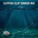 Dr.Fish Egg Sinker Lead Fishing Weights Oval Shaped Catfishing Weights Bank River Freshwater Saltwater Fishing Bass Casting 2oz 10 Pack