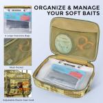 KastKing BaitSpace 50L Fishing Tackle Backpack with Removable Bait Binder & 4 Tackle Boxes, Rod Holders Storage Fishing Gear