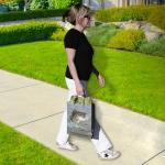 Havercamp Fishing Gift Bag, Medium, 10 x 12 x 4.25 Inches, Gone Fishin' Party Collection