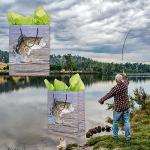 Havercamp Fishing Gift Bag, Medium, 10 x 12 x 4.25 Inches, Gone Fishin' Party Collection
