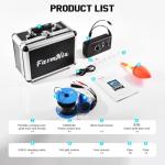 1200TVL Underwater Ice Fishing Camera 7inch LCD Monitor,82ft/25m Cable 10000mAh Battery,Fish Finder with 24pcs Lights Camera.12pcs Infrared,12pcs White Lights,Aluminium Case for Lake,Fish Boat