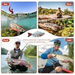 5PCS Bionic-Swimming-Lure-Fishing-Lures,3D Swimming Bait for Freshwater & Saltwater for Beginners, Amateurs and Professionals,Fishing Gear Attracts Fishing Lures
