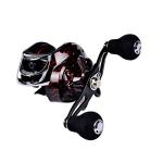 Baitcasting Reels, 7.1:1 Gear Ratio Ultra Smooth Aluminum Spinning Fishing Reel with 10 Magnetic Braking System, 22LB Carbon Fiber Drag, 18+1 Ball Bearings Anti-Corrosion Baitcaster Reel