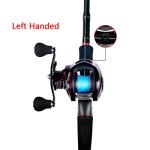 Baitcasting Reels, 7.1:1 Gear Ratio Ultra Smooth Aluminum Spinning Fishing Reel with 10 Magnetic Braking System, 22LB Carbon Fiber Drag, 18+1 Ball Bearings Anti-Corrosion Baitcaster Reel