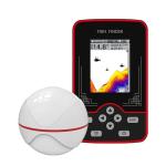 RICANK Portable Kayak Fish Finder - Fish Depth Finder for Boats - Rechargeable Transducer Fishing Gear Kayak Fishing Accessories Fishfinder Fish Finders & Depth Finders for Boats