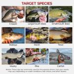 MadBite by KastKing 400-Pieces Freshwater Terminal Tackle Kit, Endorsed by Fishing Expert, Build 19+ Rigs, Fishing Hooks Accessory Kit, Fishing Gear, Weights&Sinkers, Jig Hooks, Floats and Bobber