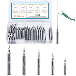 30pcs LadFath Fishing Sinkers for Catfishing Equipment