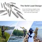 30pcs LadFath Fishing Sinkers for Catfishing Equipment