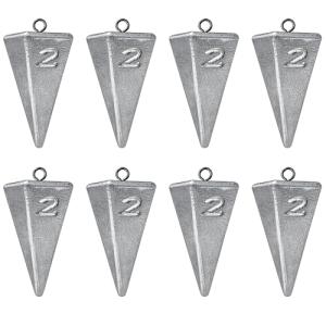 Fishing Weights Sinkers Pyramid Sinkers Surf Fishing Sinkers for Saltwater Fishing Gear Tackle 1oz 2oz 3oz 4oz 5oz 6oz 8oz 10oz 12oz 14oz 16oz