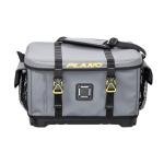 Plano Z-Series 3700 Tackle Bag, Gray, PVC Fabric with Waterproof and Non-Skid Base, Includes 2 3700 StowAway Utility Boxes, Soft Fishing Tackle Storage Bag