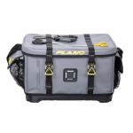 Plano Z-Series 3700 Tackle Bag, Gray, PVC Fabric with Waterproof and Non-Skid Base, Includes 2 3700 StowAway Utility Boxes, Soft Fishing Tackle Storage Bag