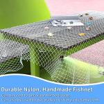 SHOUWAN White Fish Net Decorations Under Nautical Sea Party Net Decor Ocean Themed Pirate Fishing Nets Decorative Birthday Supplies Beach Decorations