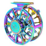 Sougayilang Colorful Fly Fishing Reel, Size 5/6,7/8 CNC-Machined Aluminum Alloy Fly Reel,Powerful Lightweight Fly Reels for Trout Fishing (5/6