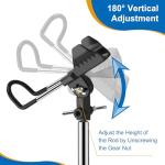 AVCMOTO Fishing Rod Holders , 360 Degree Adjustable Fishing Pole Holders for Ground, Multifunctional Stainless Steel Beach Fishing Rod Holder Fishing Gifts for Men