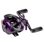 HAUT TON Baitcasting Fishing Reels,Snow Demon Beginner's Edition,Baitcaster Reel,17.64 Lbs Max Drag,7.2:1 Gear Ratio 4+1BB,Carbon Fiber Frame PU,Right
