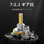 HAUT TON Baitcasting Fishing Reels,Snow Demon Beginner's Edition,Baitcaster Reel,17.64 Lbs Max Drag,7.2:1 Gear Ratio 4+1BB,Carbon Fiber Frame PU,Right