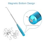 Zitehya Fish Hook Remover Tool, 4 Pack Fishing Hook Quick Removal Devices with Storage Tube, Security Hook Extractor Equipment, Fishing Gear Dehooker Tools for Adult