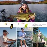 SANWEAL 10/15/16/20PCS Rooster Tail Fishing Lures – High-Efficiency Trout Lures with Brass Spinner, Spinner Baits in Multiple Colors and Sizes