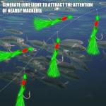 10pcs Mackerel Feathers Rigs, Pre Tied Mackerel Lure Sea Fishing Rigs with Luminous Beads Bionic Flying Insects Lure Rig for Pollock,Cod,Herring,Bass (3pcs #12;3pcs #16;4pcs #18)