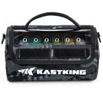 KastKing BaitSpace Line Management Bag, Fishing Line Storage Bag with Water Resistant Nylon, Clear View Window, Removable Divider for Up to 10 Spools, Tangle-free Leader Line Holder