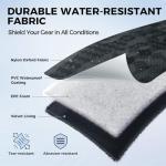 KastKing BaitSpace Line Management Bag, Fishing Line Storage Bag with Water Resistant Nylon, Clear View Window, Removable Divider for Up to 10 Spools, Tangle-free Leader Line Holder