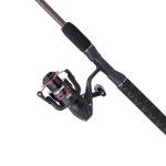 Ugly Stik GX2 Spinning Reel and 6'6" Fishing Rod Combo, 2-Piece, Graphite and Fiberglass Rod with Clear Tip Design