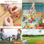 Clear Fishing Line Wire 755 ft, Invisible Monofilament Fishing Line Wire, Nylon String for Hanging Balloons Garland Crafts Picture Decorations, Clear String Threads Cords WUINOID