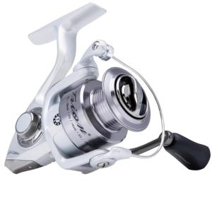 Pflueger Trion Spinning Reel, Size 25 Fishing Reel, Right/Left Handle Position, Graphite Body and Rotor, Corrosion-Resistant, Aluminum Spool, Front Drag System,Silver