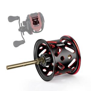 KastKing Royale Legend Fishing Reel, Ultra-Light Aluminum Spool, Corrosion Resistant, Shallow Compatible With Royale Legend II/GT Baitcasting Reels, Black