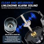 Sougayilang Gear Ratio Fishing Reel, Aluminum Spinning Reel, 3+1BB High Strength Design, 5.0:1/4.7:6 Ultra-Smooth, with Free Balance Bar,5000series