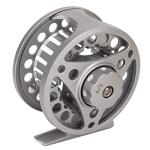 Fly Fishing Reel Metal CNC MACHINED Aluminum Alloy Body Silver for Fly Anglers