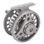 Fly Fishing Reel Metal CNC MACHINED Aluminum Alloy Body Silver for Fly Anglers